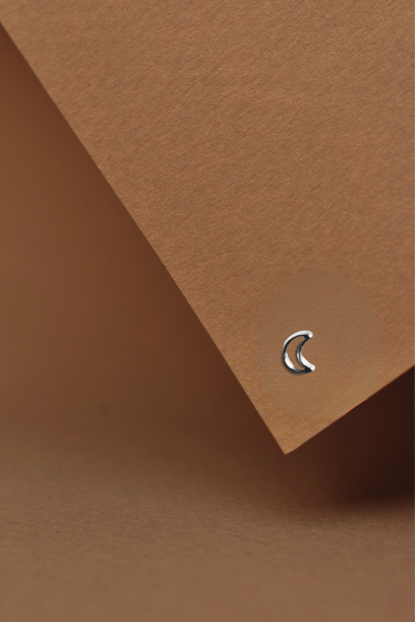 Piercing Metal de Luna Plata .925