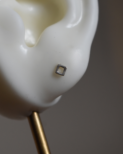 Arete Metal de Luna Marco Plata .925